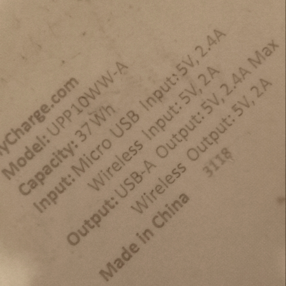 37 wh my portable charger